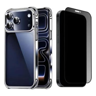 Imagem de Capa Capinha para iPhone 17 PRO MAX + Película Privacidade de Vidro - 