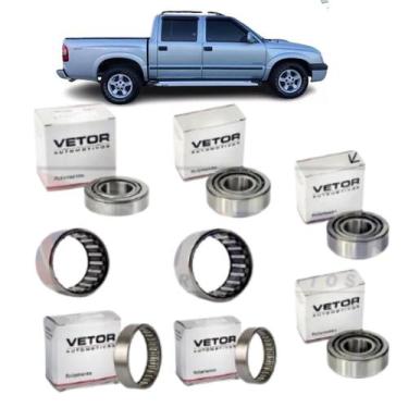 Imagem de Kit 8 Rolamento Diferencial Dianteiro S10/blazer 1996 A 2011 - VETOR (