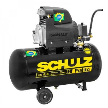 Imagem de Compressor de ar 8,6 pés 50L 2 hp 120 libras - Pratiko CSI (110V) - Sc