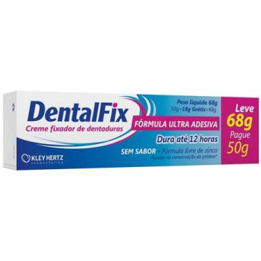 Imagem de Fixador Dentadura DentalFix Sem Sabor Creme Geriátrico 68g