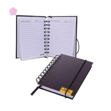Imagem de Agenda Permanente Compacta Espiral Capa Dura c/ 160 FL WINCY