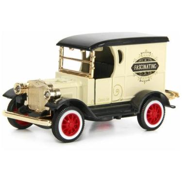 Imagem de Carrinho Miniatura Antigo Calhambeque Clássico Abre Porta - M&J VARIED