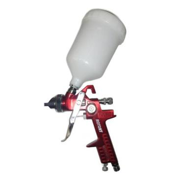 Imagem de Pistola de pintura de alumínio gravidade 600ml - ROTONY