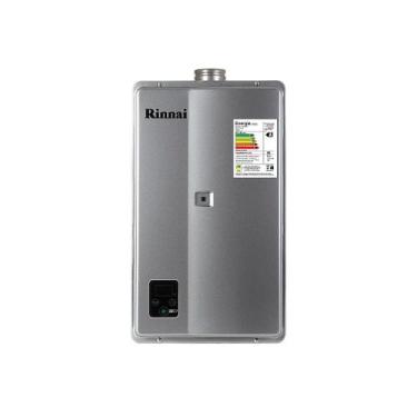 Imagem de Aquecedor de Agua a Gás Eletrônico 27L E27 Rinnai GLP Prata