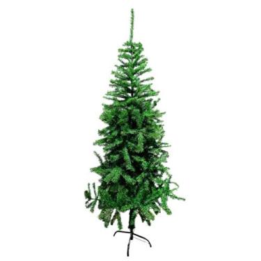 Imagem de Árvore De Natal Verde 2,10m Com 800 Galhos Base Ferro Linha Premium - 