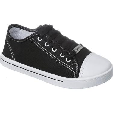 Imagem de Tênis Infantil Confortável Lançamento Star Original - D-Fashion, Preto