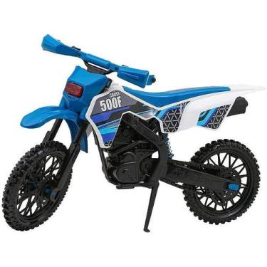 Imagem de Moto Infantil Mega Cross Com Suspensão E Amortecedor - Cores Sortidas 