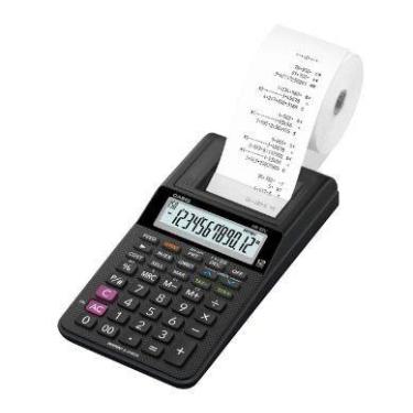 Imagem de Calculadora de mesa com bobina HR-8RC-BK Calculadora de mesa com bobin