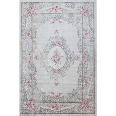 Imagem de Tapete Sala 200X250 Cm Aubusson Printed Floral Bege 2X2.5M - Via Star