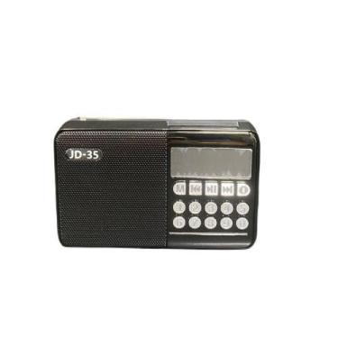 Imagem de Rádio Portátil Retro Bluetooth Fm Jd-35 Altomax Novo - Altomex