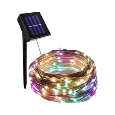 Imagem de Luzes De Cordão Solares À Prova d'Água 32M 22M 11M 7M Para Jardim Exte
