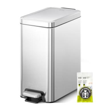 Imagem de Lixeira com Pedal EKO STELLA SLIM 10L