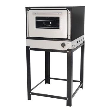 Imagem de Forno a Gás Baixa Pressão com Pé Metalúrgica Venâncio Bravo Brfp Aço Carbono 105L Cinza Claro