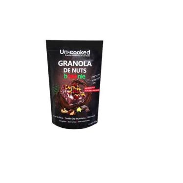 Imagem de Granola de Castanhas com pedaços de Brawnie Sem Glúten Vegano Uncooked