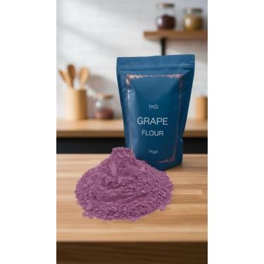 Imagem de Farinha de Uva Roxa em Pó 1kg - Congratulations Store
