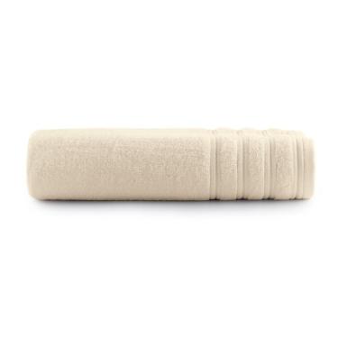 Imagem de Toalha de Rosto Glam 48x80CM 100% Algodão 500g-m2 Macia e Absorvente Bege Altenburg