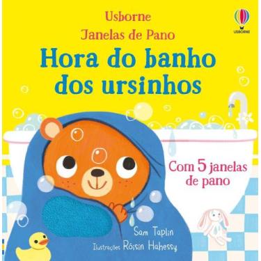 Imagem de Livro - Hora Do Banho Dos Ursinhos: Janelas De Pano