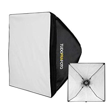 Imagem de Softbox 50x50 Iluminador Tudoprafoto Soquete E27 c/Difusor - FEBK5050-1