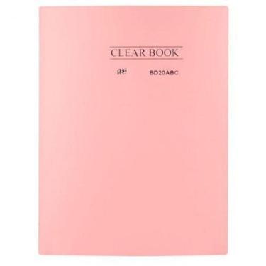 Imagem de Pasta Catálogo Rosa Pastel Bd20Abc/Rs Com 20 Plásticos