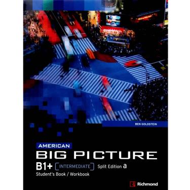 Imagem de Livro + CD - American Big Picture B1: Student's Book + Workbook - Intermediate - Split Edition A - Ben Goldstein 