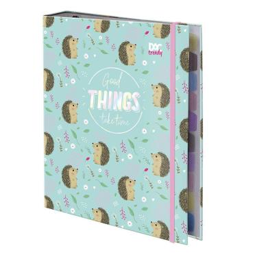 Imagem de Fichário Universitário com Elástico DAC Trendy Ouriço 48 Folhas