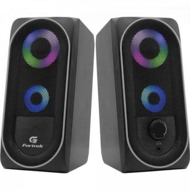 Imagem de Caixa De Som Multimídia Gamer Black Hawk Rgb Fortrek G
