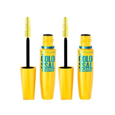 Imagem de Maybelline Volum' Express The Colossal Waterproof Mascara Makeup, Volumizing No Clump Mascara, Glam Black, 2 Count