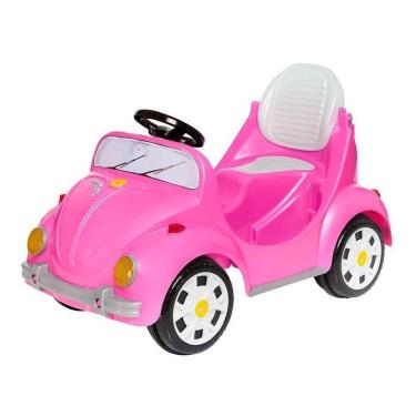Imagem de Carrinho De Passeio Pedal 1300 Fouks Fusca Rosa 996 Calesita