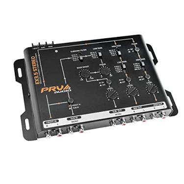 Imagem de PRV Audio Crossover Car Audio EX3.5 Stereo 3 Way ou 2 Way Crossover Eletrônico 9 Volts, 4 em 6 Saídas RCA Canais Processador de Som para Carro