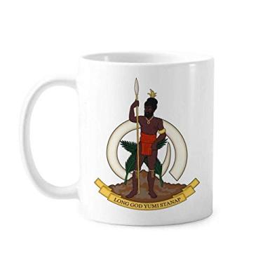 Imagem de Caneca Vanuatu Oceania National Emblem Cerâmica Café Porcelana Utensílios de Mesa