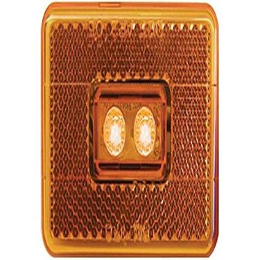 Imagem de Perterson V170A Piranha Âmbar LED Clearance/Side Marker Light com reflexo (3001.7272)