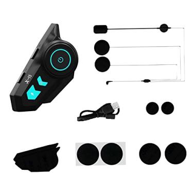 Imagem de Capacete Headset Sistema de Comunicação Atendimento Automático Chamadas Recebidas Redução de Ruído Capacete Sistema de Áudio Capacete Fone de, Hard Mic