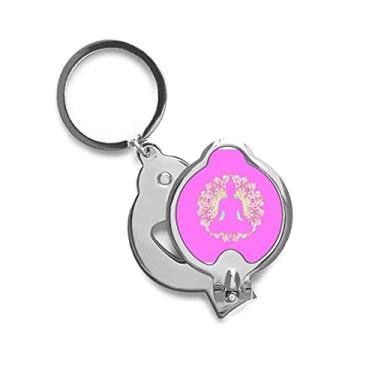 Imagem de Cortador de unhas de dedo Devotion por sublimação despertar espiritualidade, tesoura de aço inoxidável