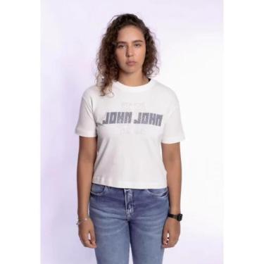 Imagem de Camiseta John John Mason Feminina Off White-Feminino