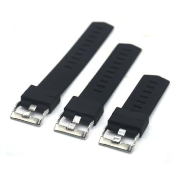 Imagem de B-Great Extensores de relógio de 21 mm compatíveis com Fitbit Versa Fitbit Charge Fitbit Charge HR Fitbit Charge 2 pulseiras de relógio, pulseira extensora para maior tamanho de pulso ou tornozelo, preto