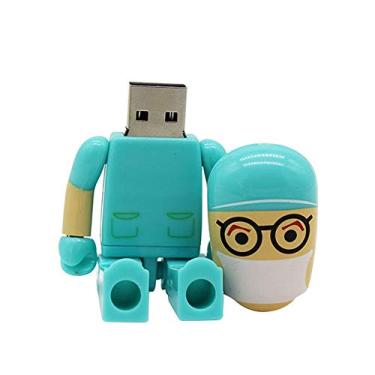 Imagem de Pen Drive USB 32GB Doctor Model 3.0 Pen Drive Armazenamento de Dados Pen Drive Memory Stick USB Drive USB 3.0 Flash Drive - Verde