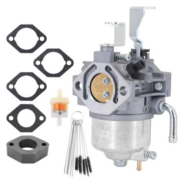 Imagem de KIPA Carburador para Briggs & Stratton 715668 715443 715121 185432 185436 185437 18Hp Cortador de grama do motor, com juntas e kit de ferramentas de limpeza de jato de sujeira de carbono