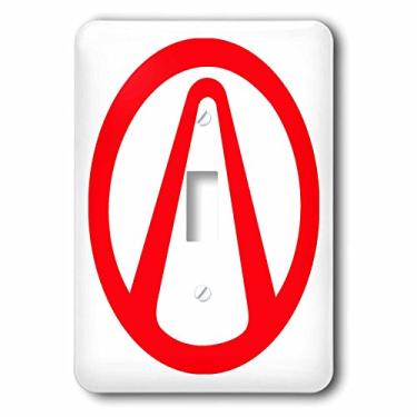 Imagem de 3dRose Lsp_193521_1 Capa para interruptor de luz vermelha Borderlands