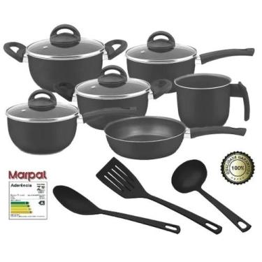 Imagem de Conjunto de panelas antiaderente 9 peças marpal