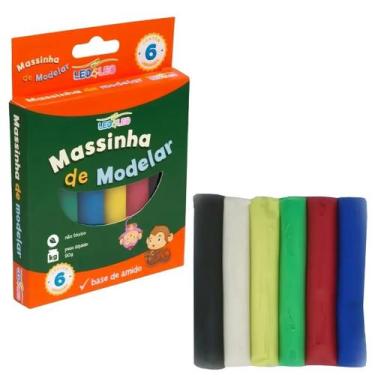 Imagem de Kit 2 unidades Massinha de Modelar com 6 cores cada Leo&Leo - Leonora