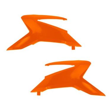 Imagem de Acabamento Do Farol Moto Honda Xre 190 2016 À 2019 Cromo Forte, LARANJ