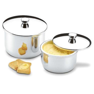 Imagem de Margarineira Brinox átina Para Pote 250g Inox