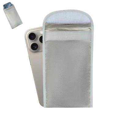 Imagem de KYJiuLiu Bolsas Faraday, bolsa Faraday grande, à prova de EMP para telefones, capas protetoras para celular, bolsas Faraday anti-EMP para dispositivos eletrônicos, capa com bloqueio de sinal, proteção