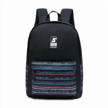 Imagem de Mochila Escolar Juvenil Masculina Espaçosa Resistente - Spector