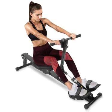 Imagem de Máquina de remo dobrável com resistência ao ar – Indicador digital ajustável – para academia em casa