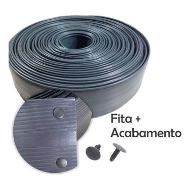 Imagem de Fechamento Portão Cinza 50m X 10cm+50 Arrebite P/Acabamento - UNI ECCO