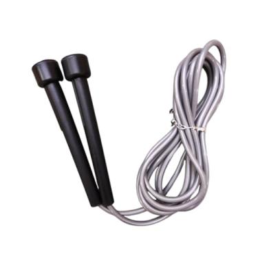 Imagem de Generic Corda de pular silenciosa e portátil para jogos escolares, piso de cimento, treinamento de resistência, homens e mulheres, Cinza