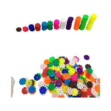 Imagem de Conjunto De Blocos De Montar Floco De Neve Para Crianças, Brinquedos D
