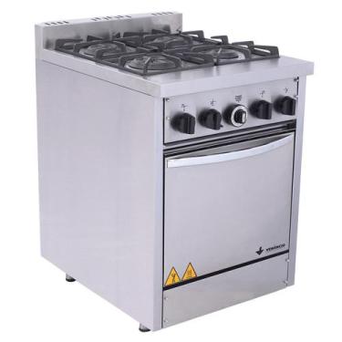 Imagem de Fogao Gas Industrial Don Bidone 4 Bocas INOX - VENANCIO