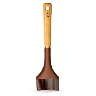 Imagem de Pincel de Silicone c/ Cabo Madeira Dona Jura Tam M